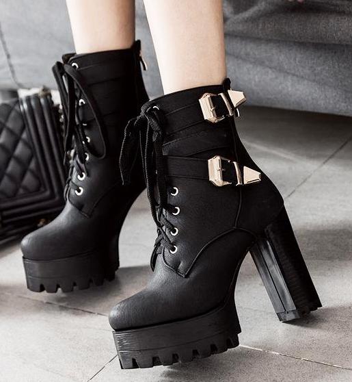 Double Buckle Ankle Boots - alternate lifestyle view (5 of 7)