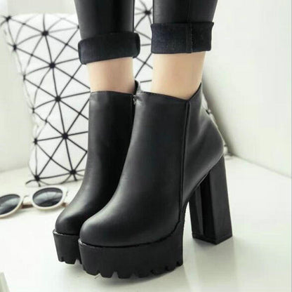 Darkling Square Toe Ankle Boots