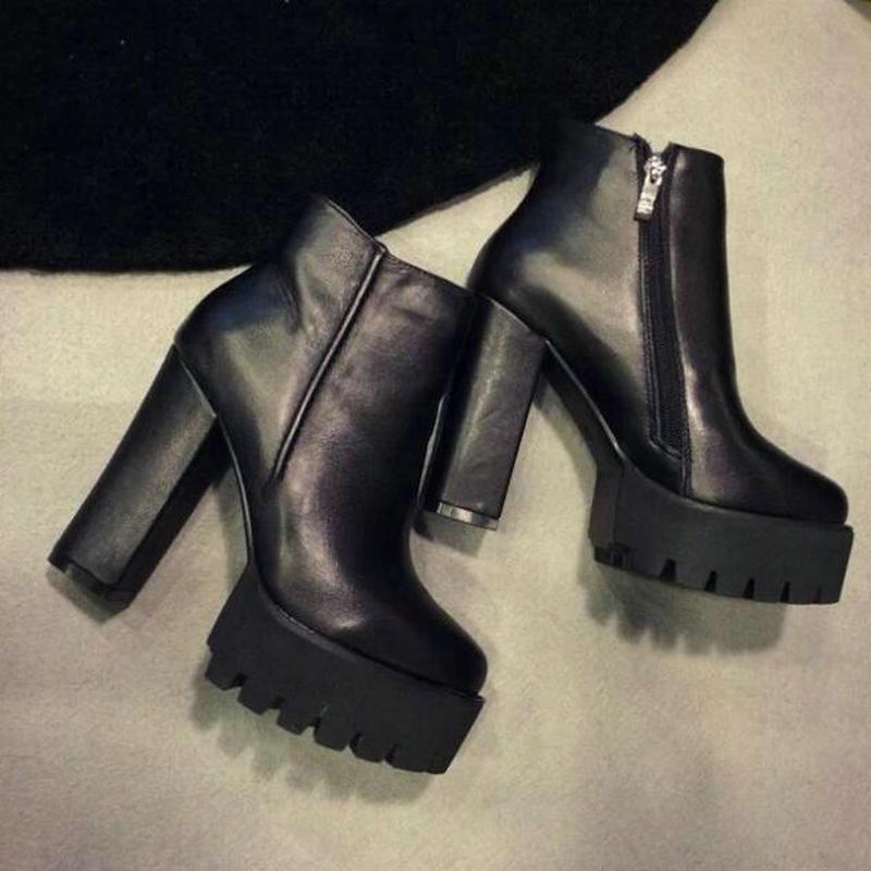 Darkling Square Toe Ankle Boots