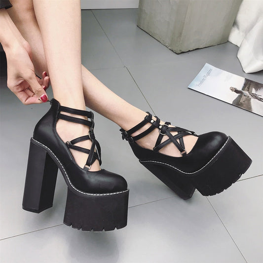Chunky Devil Doll Sandals