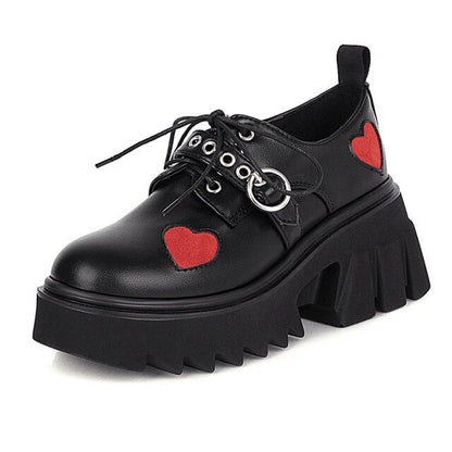 Punk Heart Boots - alternate studio view (2 of 2)
