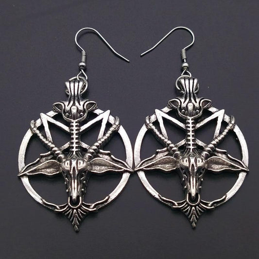 Retro Pentagram Earrings - primary lifestyle photo (1 of 4)