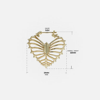 RIBHEART EARRINGS