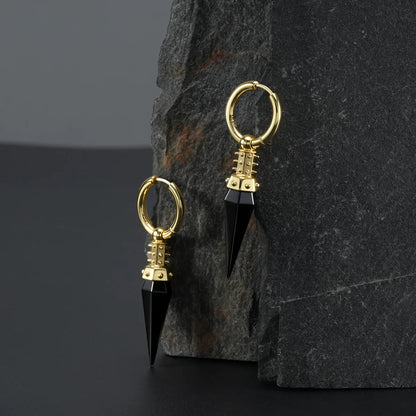 RIVET PRISM EARRINGS