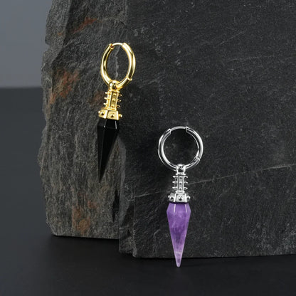 RIVET PRISM EARRINGS