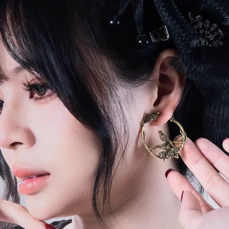 ROSEBIRD HOOP EARRINGS
