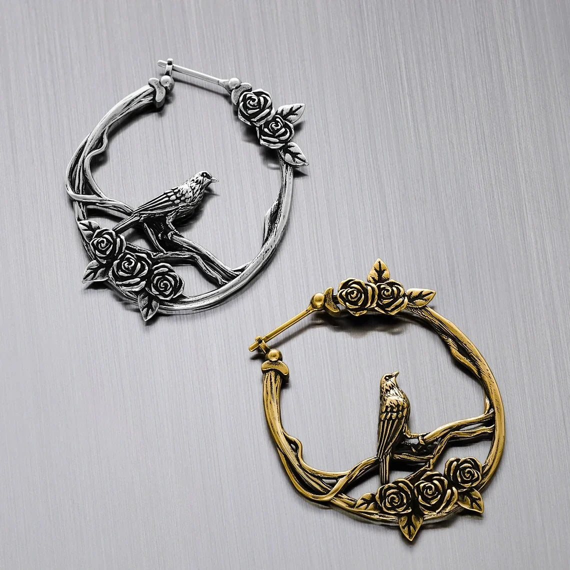 ROSEBIRD HOOP EARRINGS