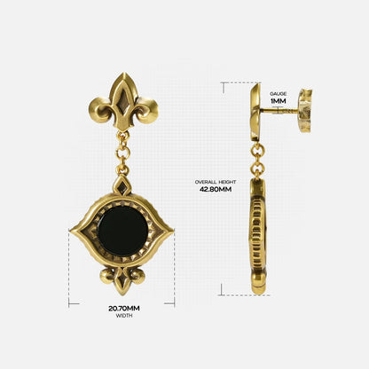 SILENT LENS EARRINGS