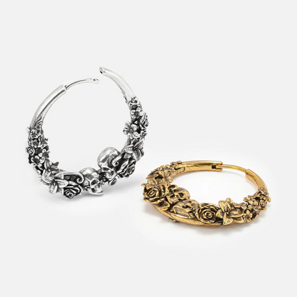 SKULL BLOSSOM EARRINGS