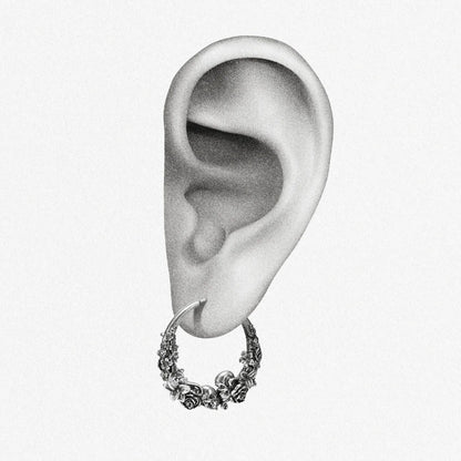 SKULL BLOSSOM EARRINGS