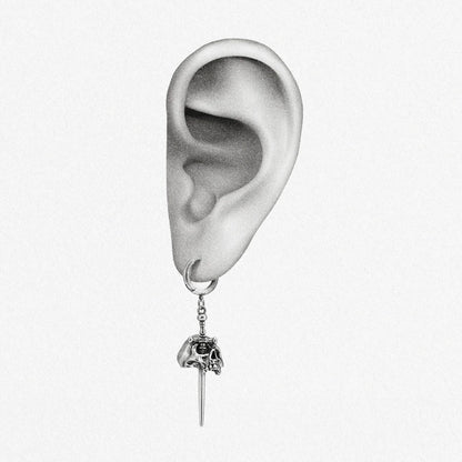 SKULL DAGGER EARRINGS