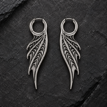 SPINED WING EARRINGS