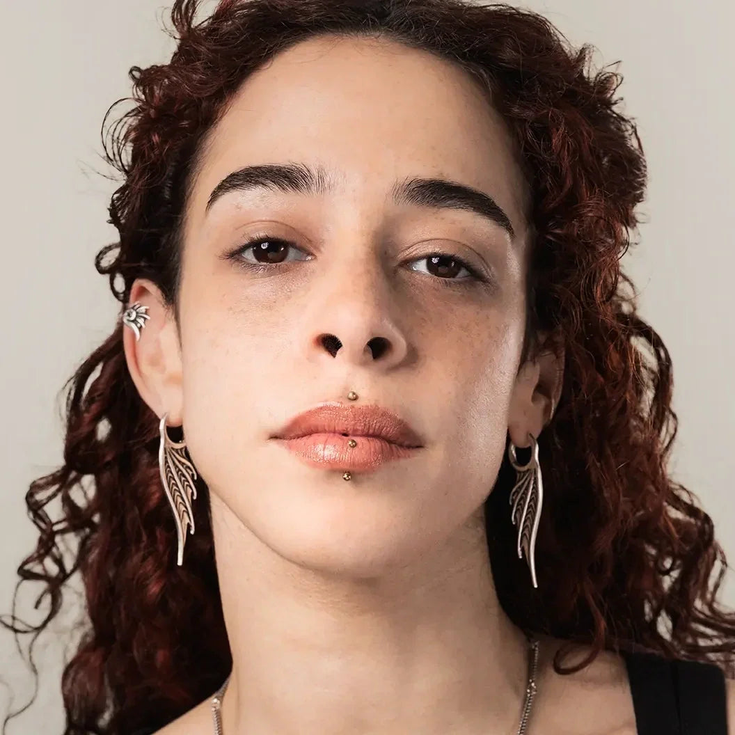 SPINED WING EARRINGS