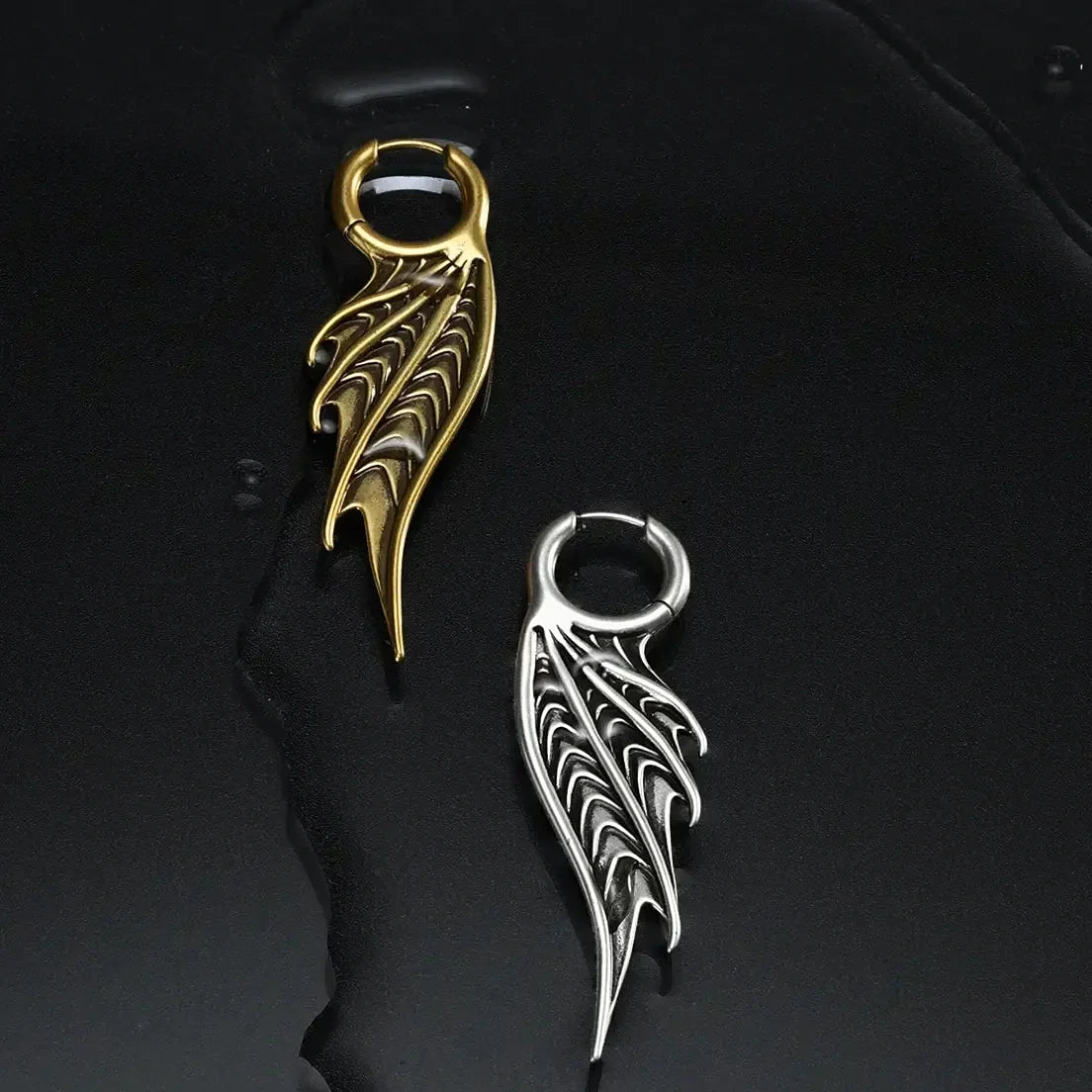 SPINED WING EARRINGS