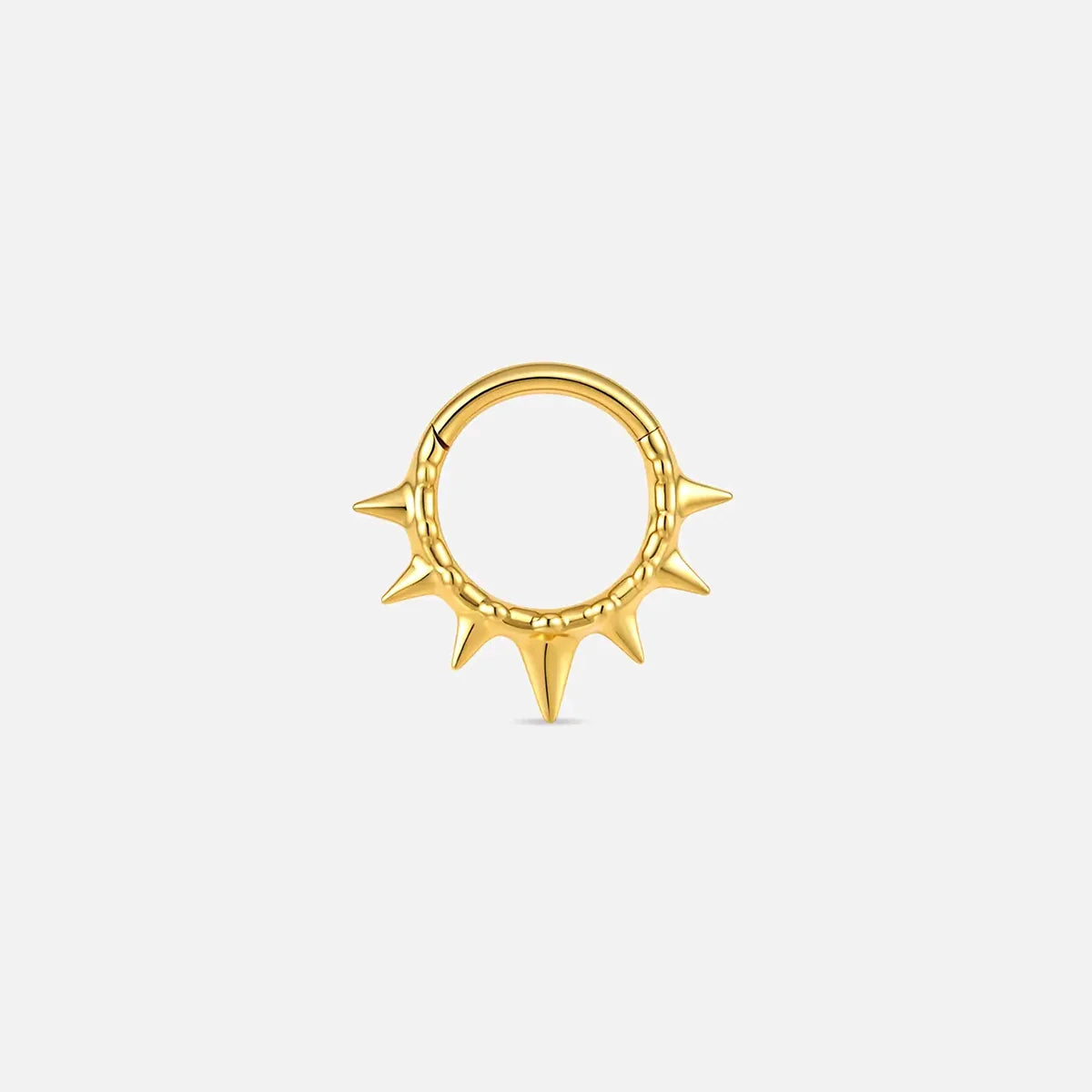 Gold thorn chain titanium clicker, product view 1 – PUNKYOUTH