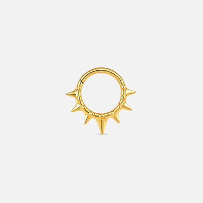 Gold thorn chain titanium clicker, product view 1 – PUNKYOUTH