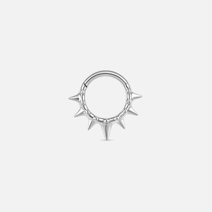 Silver thorn chain titanium clicker, product view 1 – PUNKYOUTH