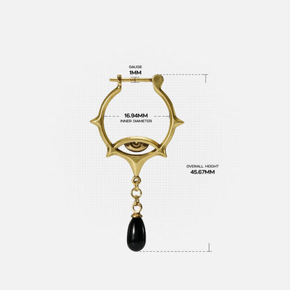 THORNED GAZE EARRINGS