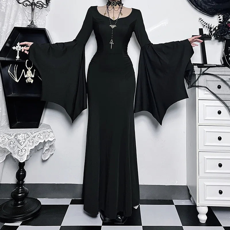 Shadow Batwing Gothic Maxi Dress - primary lifestyle photo (1 of 4)