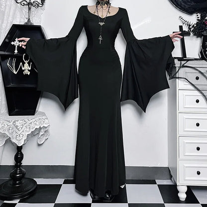 Shadow Batwing Gothic Maxi Dress - primary lifestyle photo (1 of 4)