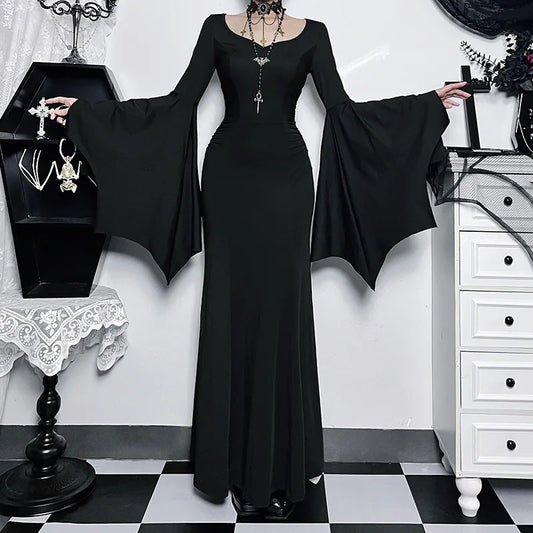Shadow Batwing Gothic Maxi Dress - primary lifestyle photo (1 of 4)