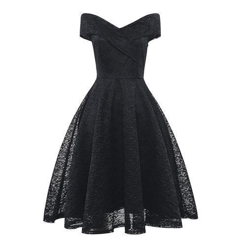 Gothic Vintage Dress - front studio view (1 of 6)