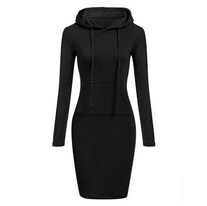 Gothic Hoodie Dress - front studio view (1 of 3)