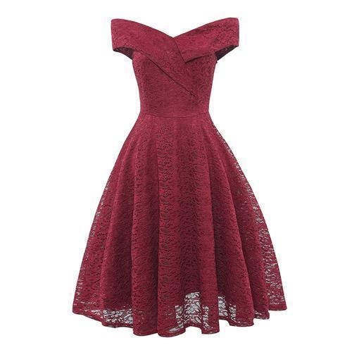 Gothic Vintage Dress - alternate view, shown with a person (3 of 6)