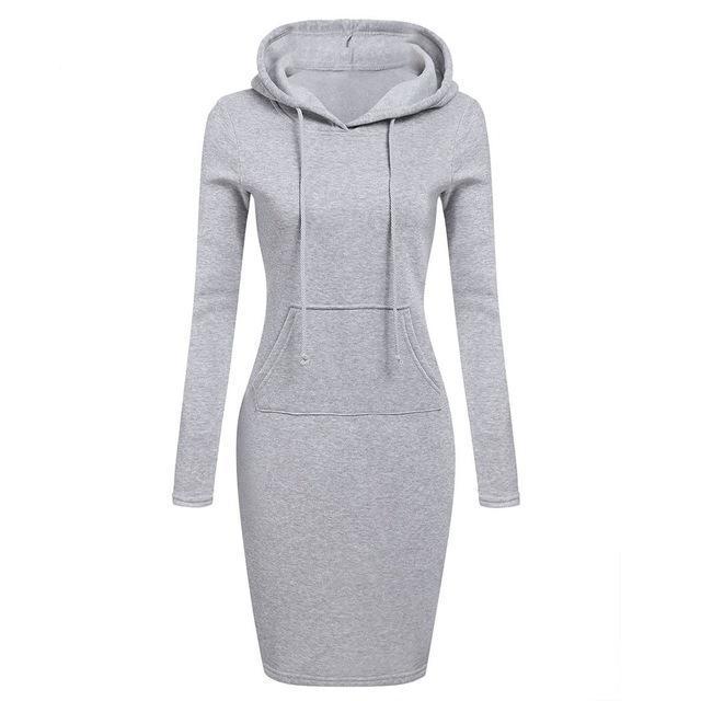 Gothic Hoodie Dress - alternate studio view (2 of 3)
