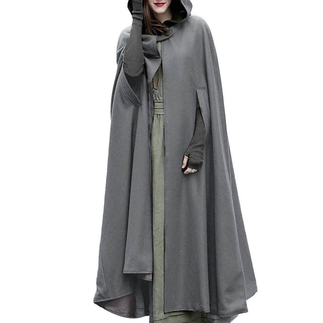 Women's Hooded Cloak - alternate lifestyle view (2 of 3)