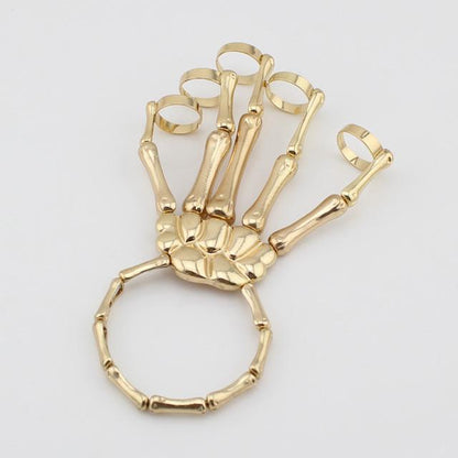 Skeleton Bracelet - alternate view, shown with a person (3 of 8)
