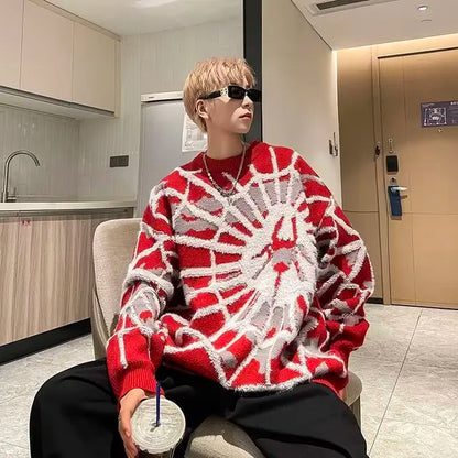 Men's Spider Jumper - alternate view, shown with a person (4 of 4)
