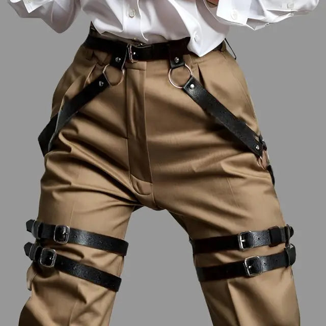 Men's Fashion Belt - primary photo, shown with a person (1 of 4)