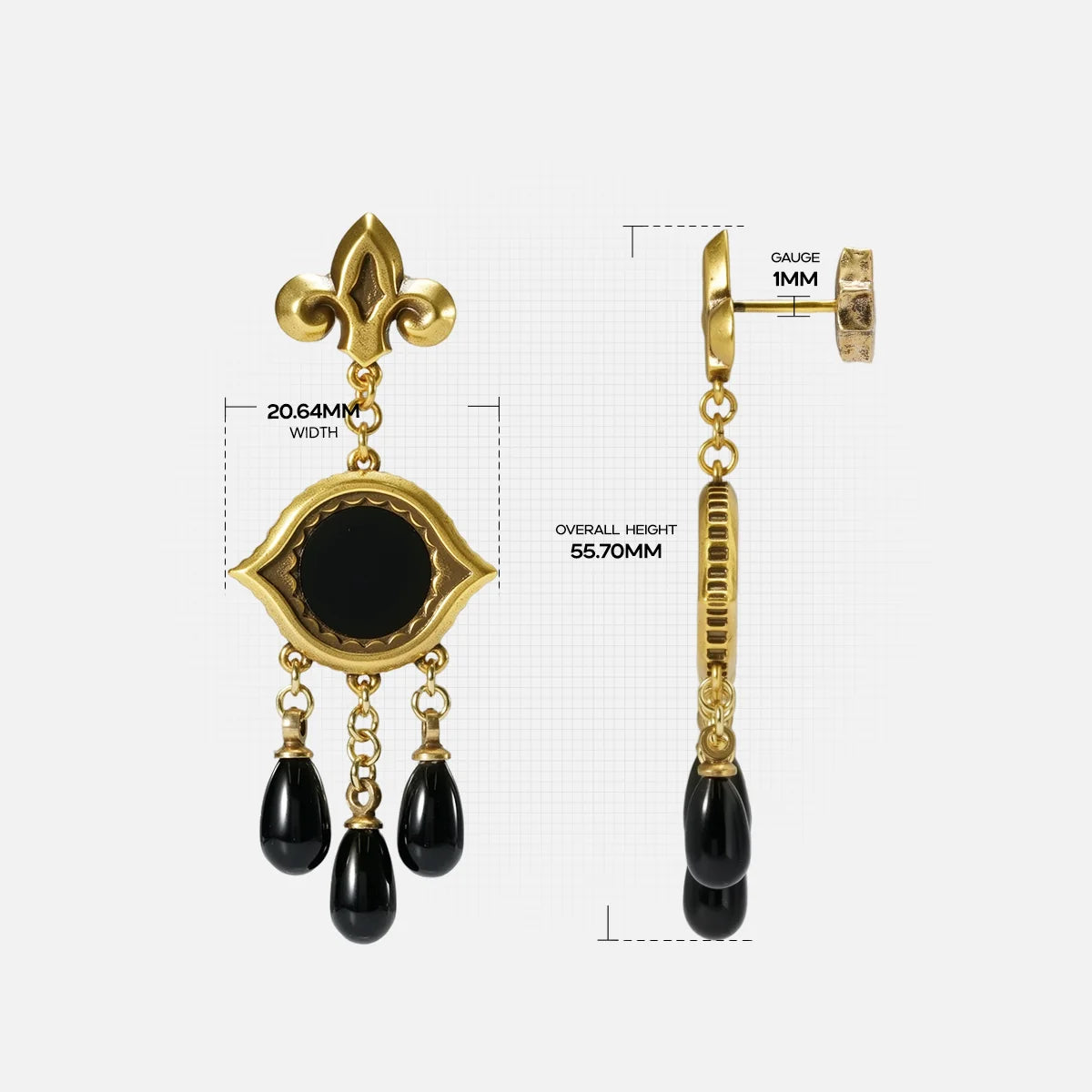 VOTIVE MIRROR EARRINGS