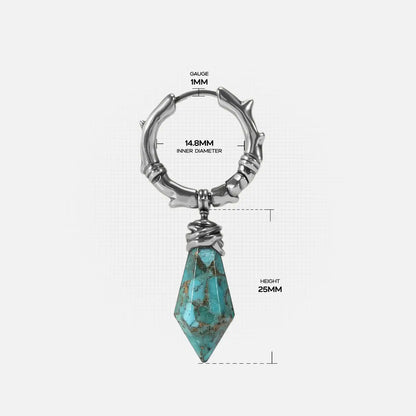 WRAPPED RELIC EARRINGS (925 SILVER)